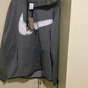 Nike gray and white hoodie thermal fit for any season